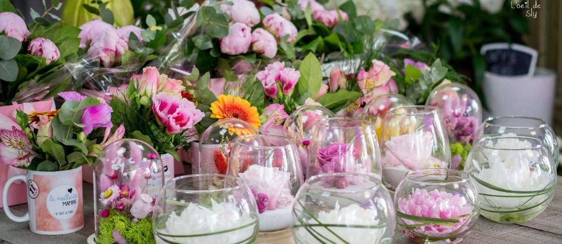 fleuriste vase fête des mères fleur de France